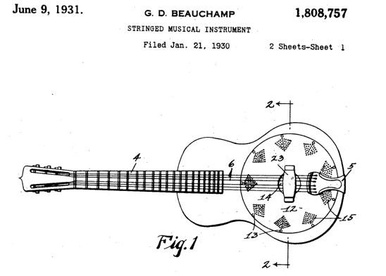 Modern Guitar Innovations – 1928 – Single Cone Biscuit Resonator Guitar –  Dan Loves Guitars