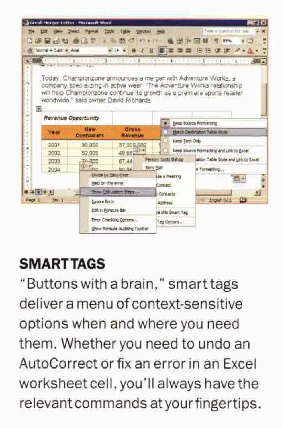Smart Tags: "Buttons with a brain"