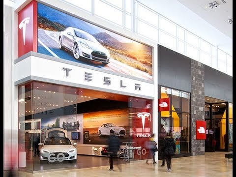 Tesla Model 3 Reservation - Yorkdale Mall Toronto - YouTube