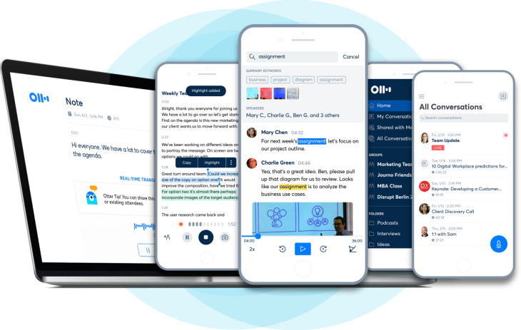 Otter.ai's newest feature offers live, interactive transcripts of your Zoom  meetings | TechCrunch