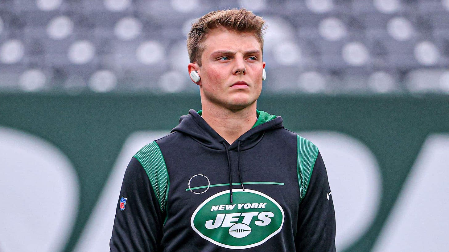 Zach Wilson's NFL-leading mark in key stat sends a clear message to Jets