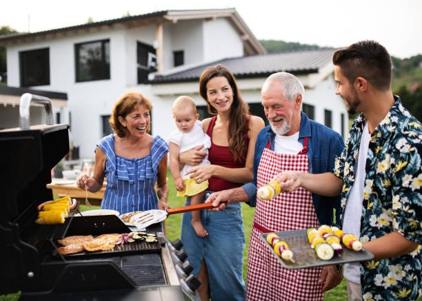 11,889 Family Bbq Stock Photos, Pictures &amp; Royalty-Free Images - iStock