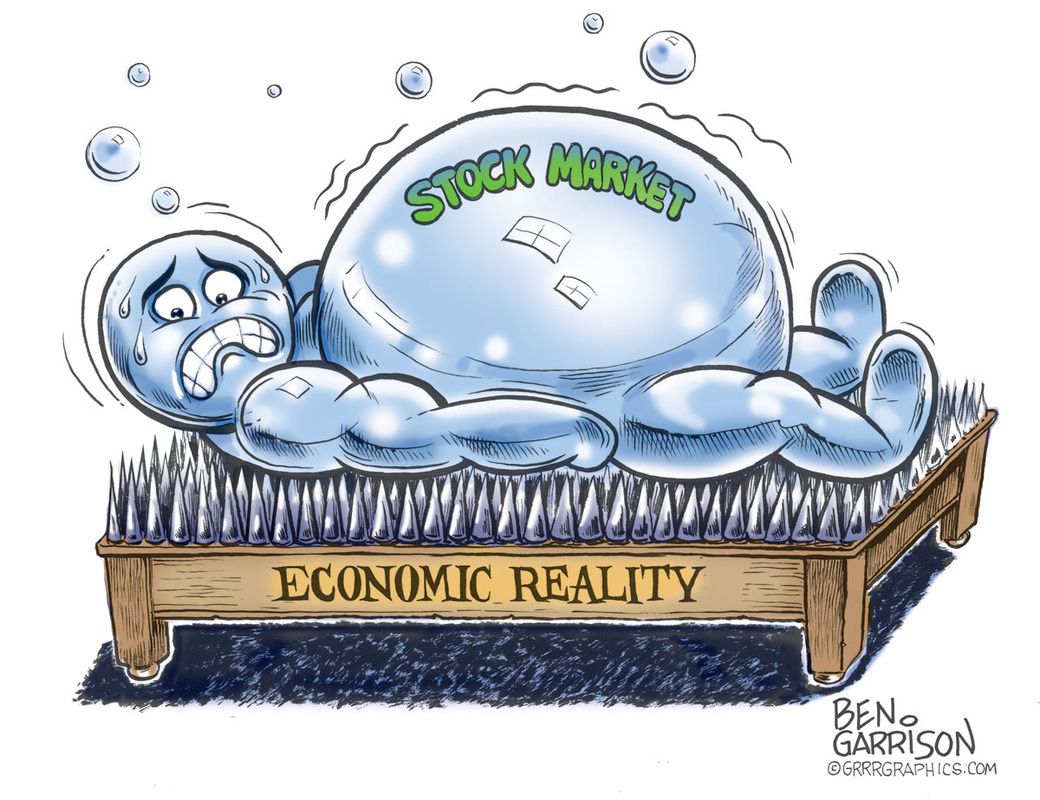 Mr. Stock Market Bubble, When will he POP? – Grrr Graphics