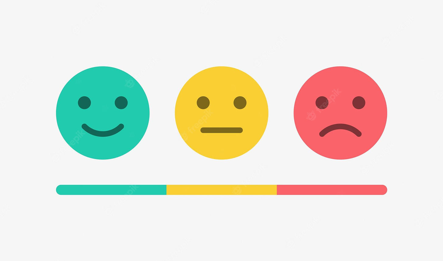 Premium Vector | Feedback emoji slider or emoticon level scale for rating  emojis happy smile neutral sad emotions