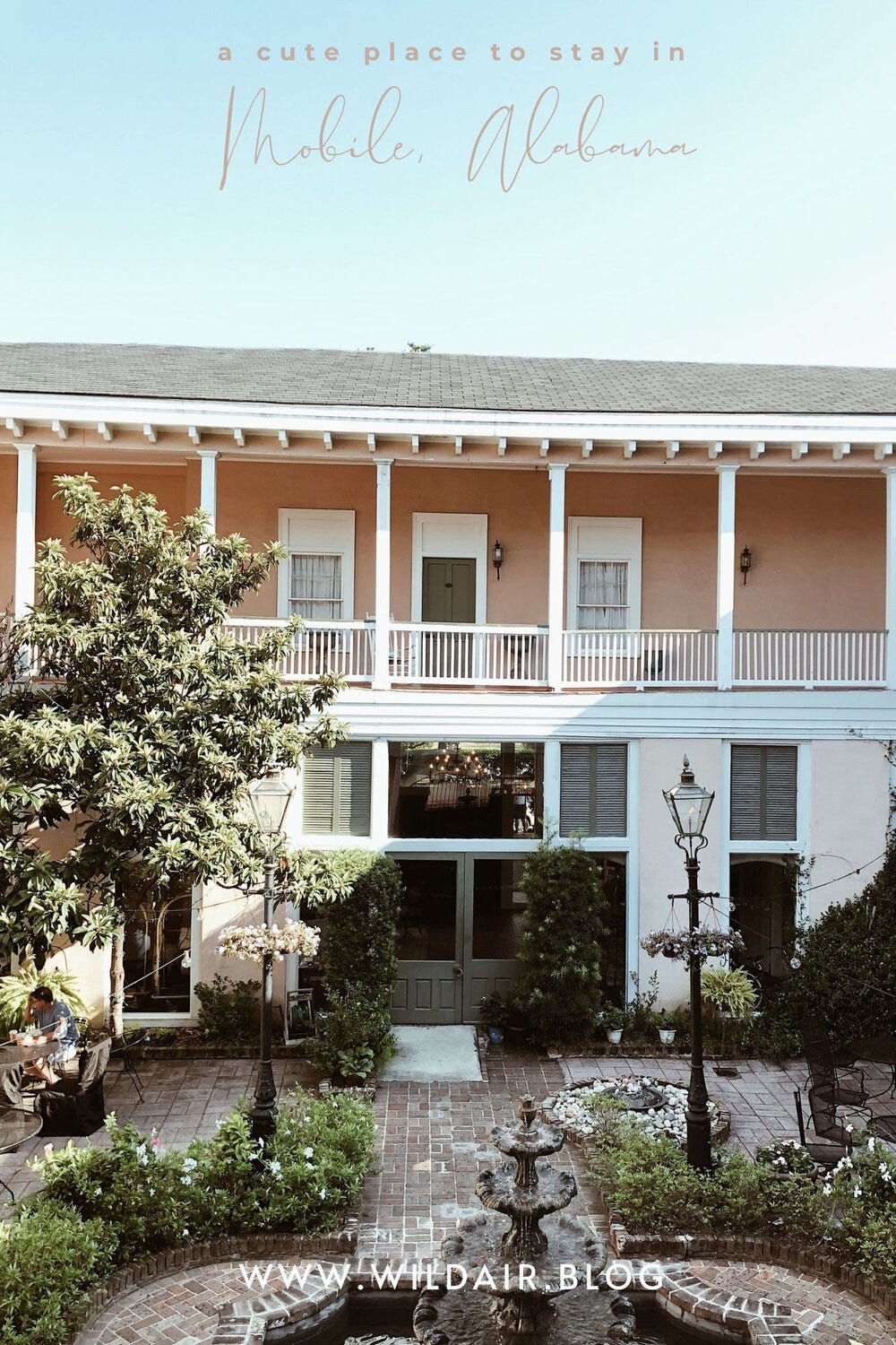Nestled near the water in the Downtown Historic District is a landmark for Mobile, the Malaga Inn. This boutique hotel was originally built as twin townhouses by two brothers-in-law around 1862. #boutiquehotel #travel #family #alabama #hotel #charmi…