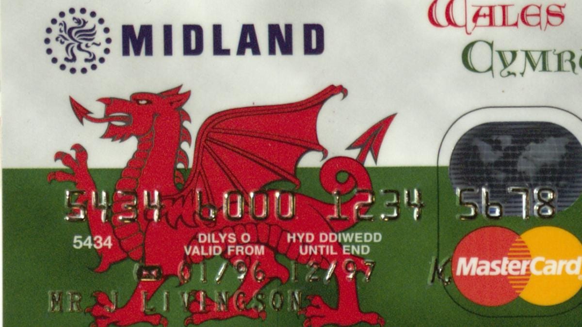 Midland Bank offered a Welsh-language credit card