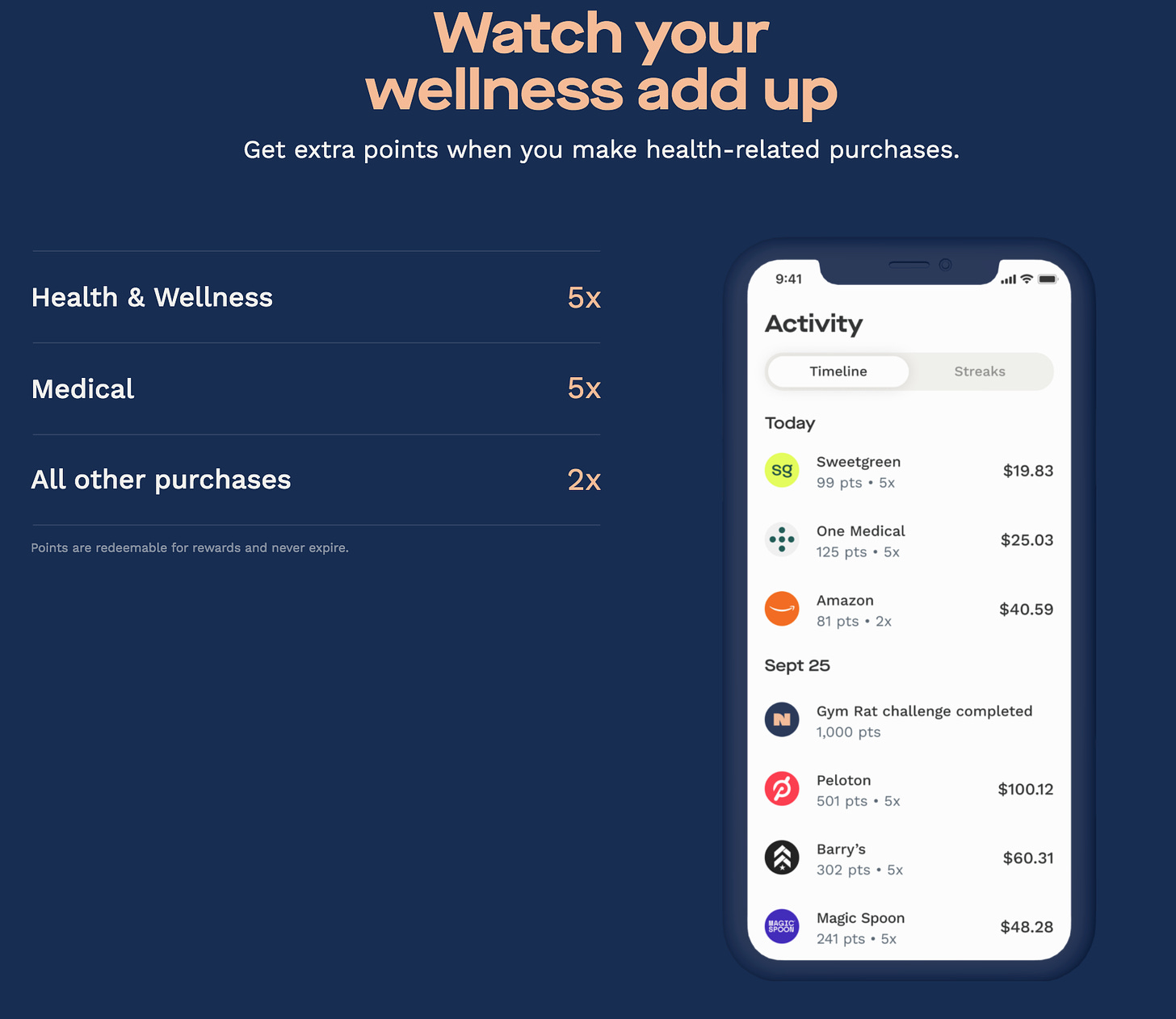Ness' Health & Wellness Credit Card Speculative Mock UpSpe