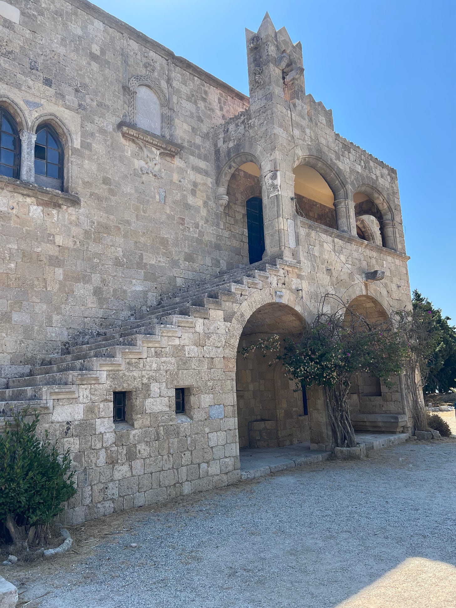 A monastery in Rhodes, Greece