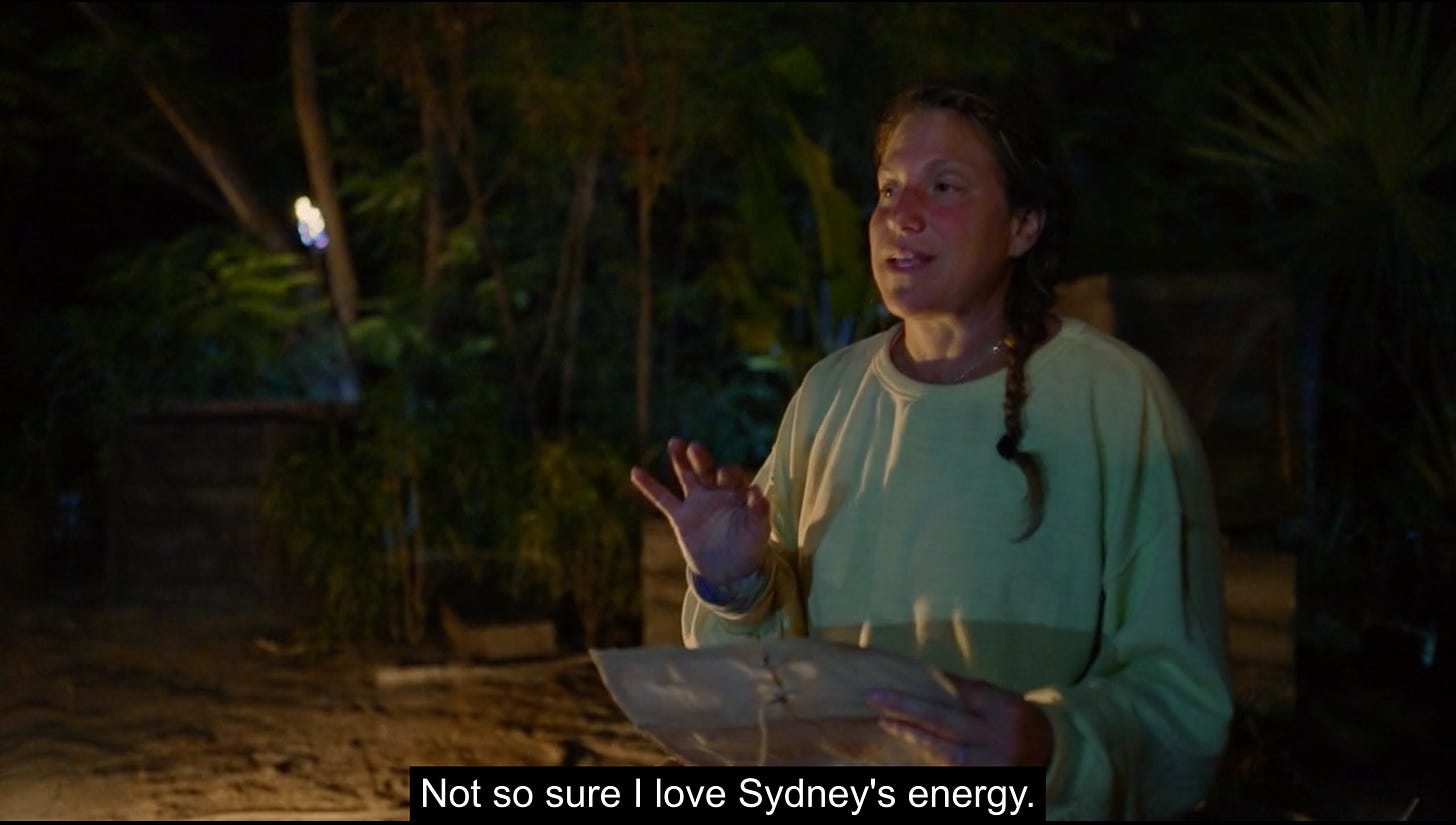 Disliking Sydney's energy