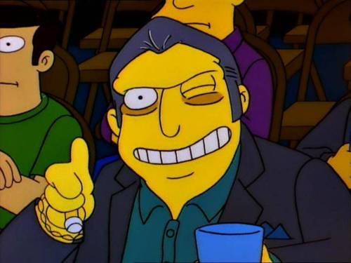 Image - Fat Tony Thumbs Up.jpg - Simpsons Wiki