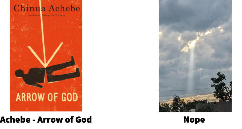 Chinua Achebe - Arrow of God … with Nope joke