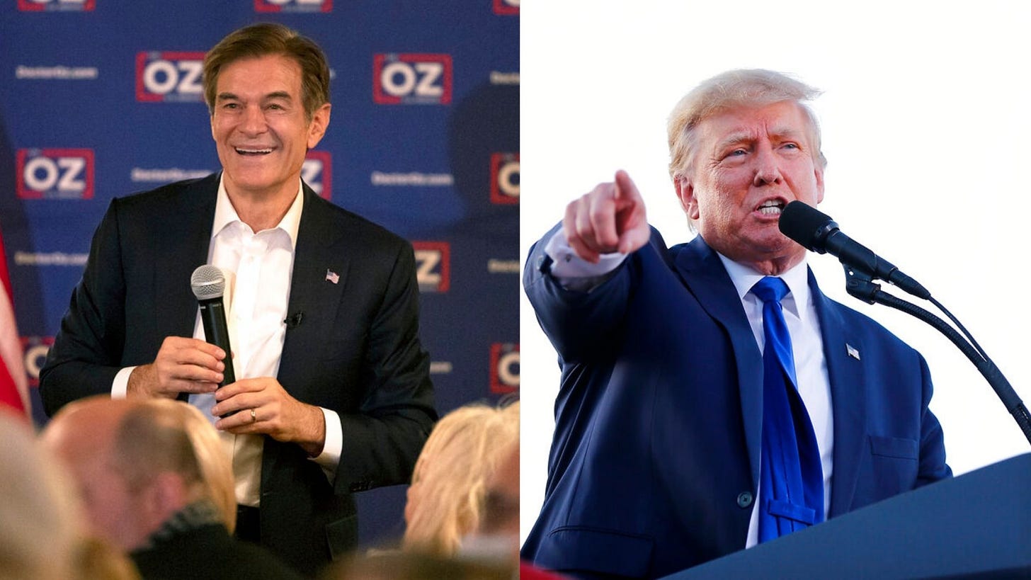 Pennsylvania to host a Donald Trump rally in support of Dr. Oz | WTRF
