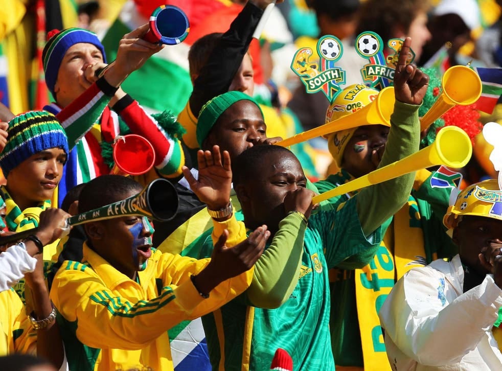 Vuvuzelas: The deafening sound of South Africa's 2010 World Cup | The  Independent | The Independent