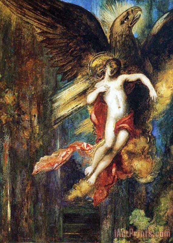 Gustave Moreau Ganymede painting - Ganymede print for sale