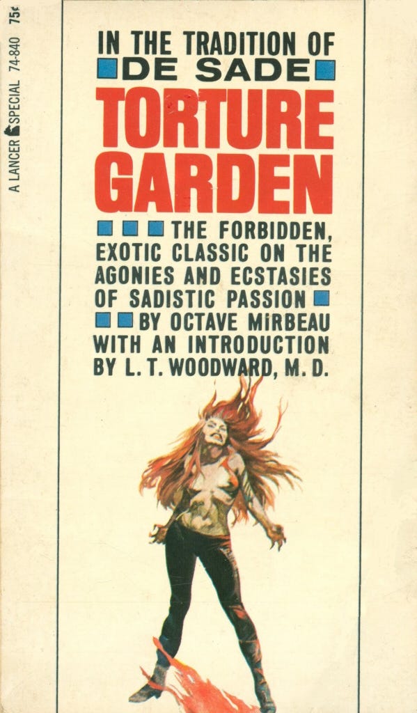 Octave Mirbeau - Torture Garden PBK 1965 | Cover art by Fran… | Flickr