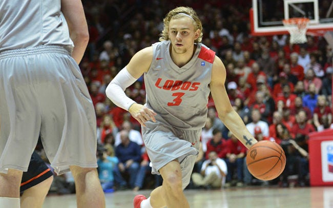 Hugh Greenwood of the New Mexico Lobos