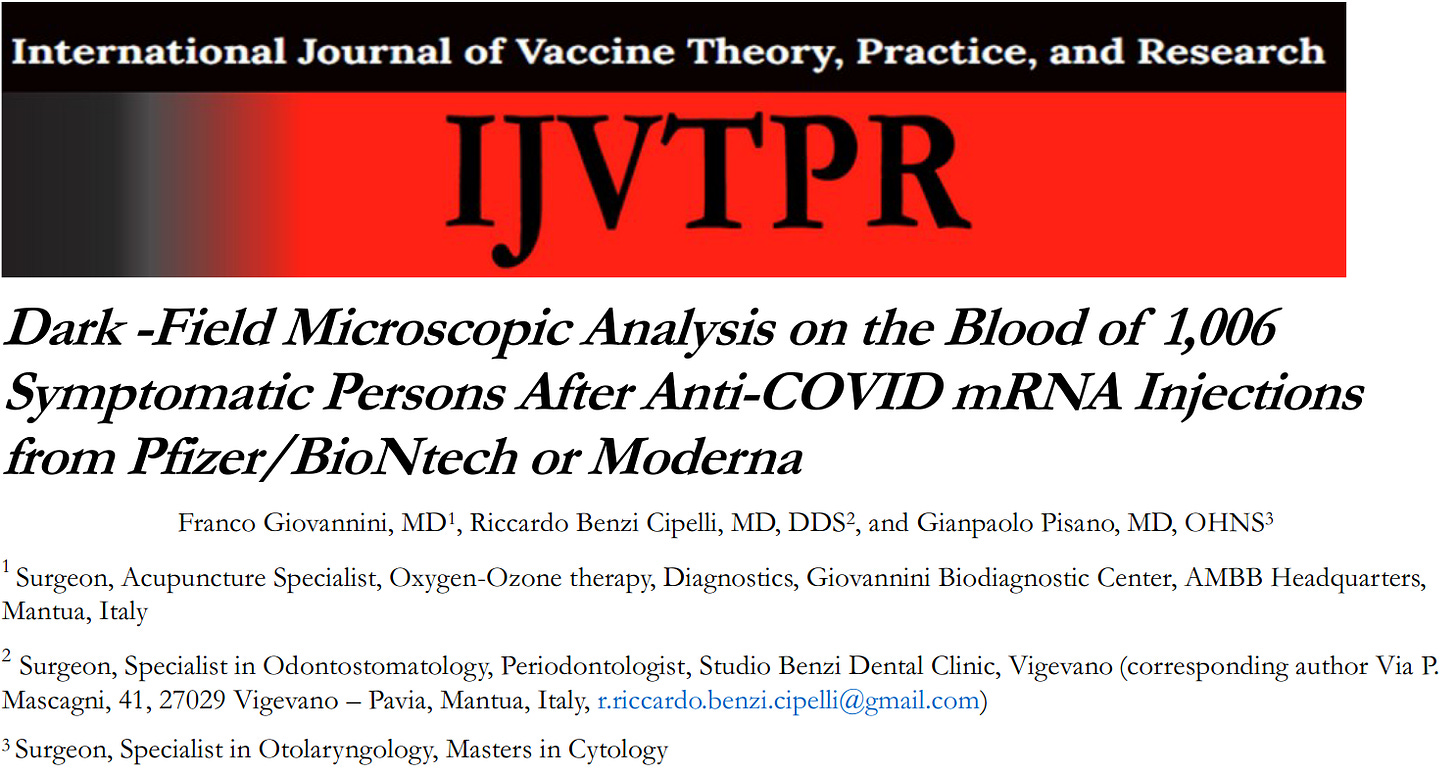 Bombshell Study Reveals Blood Abnormalities in 94% of COVID Vaccinated Participants