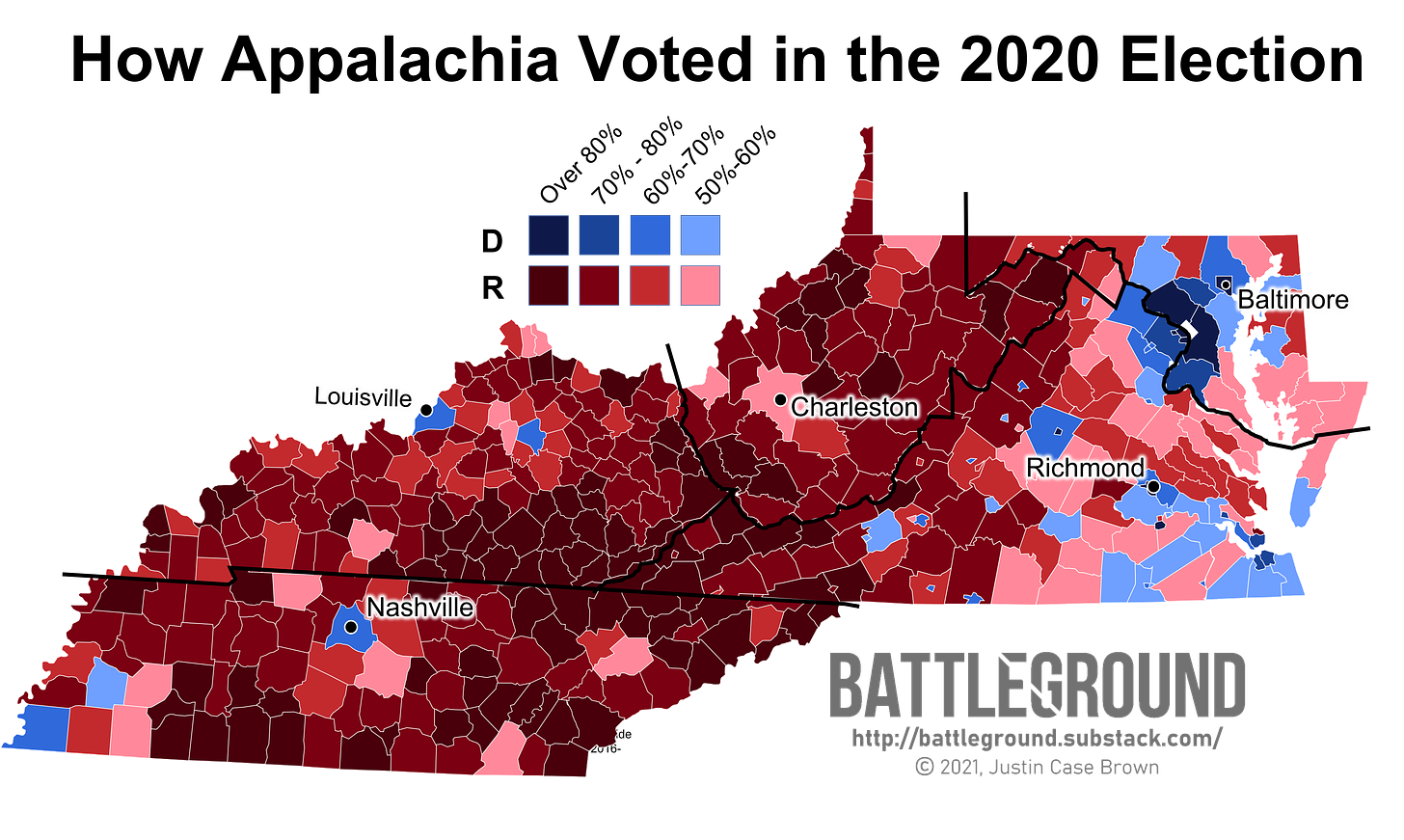 How Appalachia Voted in the 2020 Election