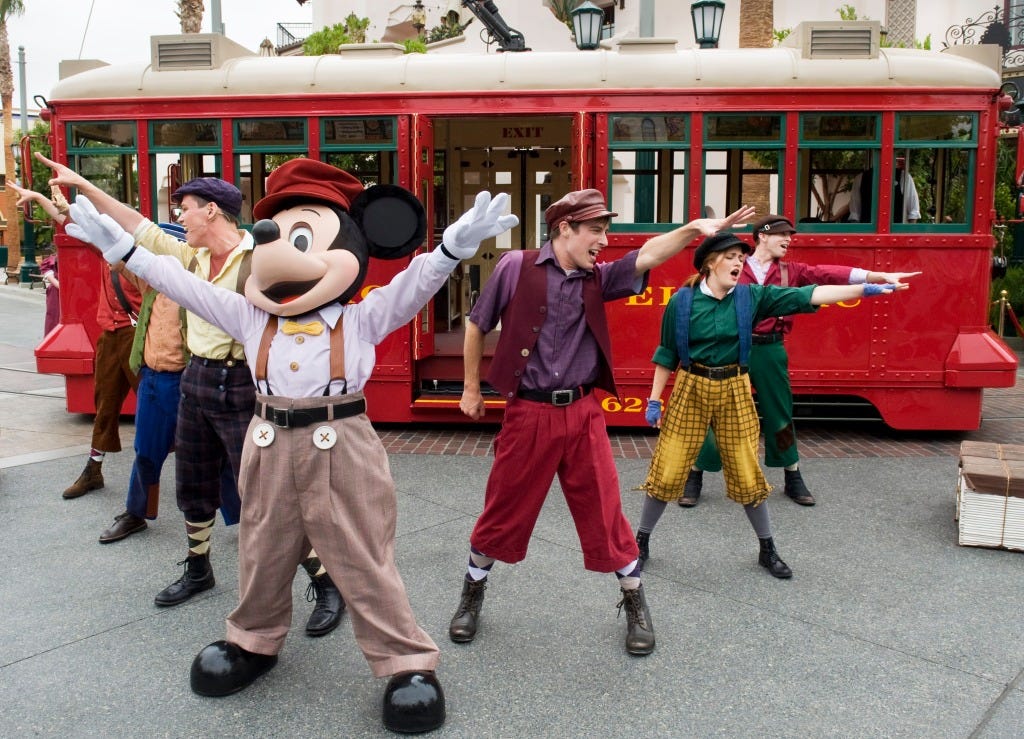 Disneyland eliminates Red Car News Boys trolley show at Disney California  Adventure – Orange County Register