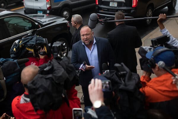 Alex Jones faces financial ruin after a jury awarded the families who had sued him almost $1 billion, though it is unclear how much money the families will ultimately collect.