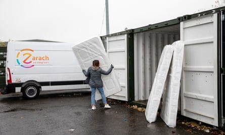 Preparing mattresses for delivery