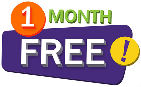 Image result for one month free