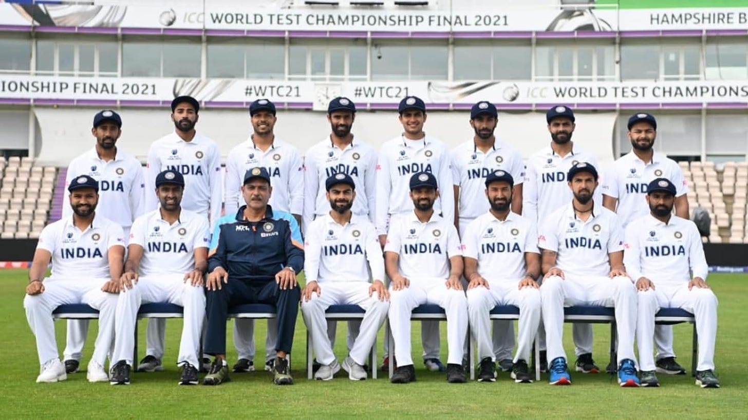 ICC, BCCI share India&#39;s squad photograph ahead of WTC final against New  Zealand in Southampton - See Pics | Cricket - Hindustan Times