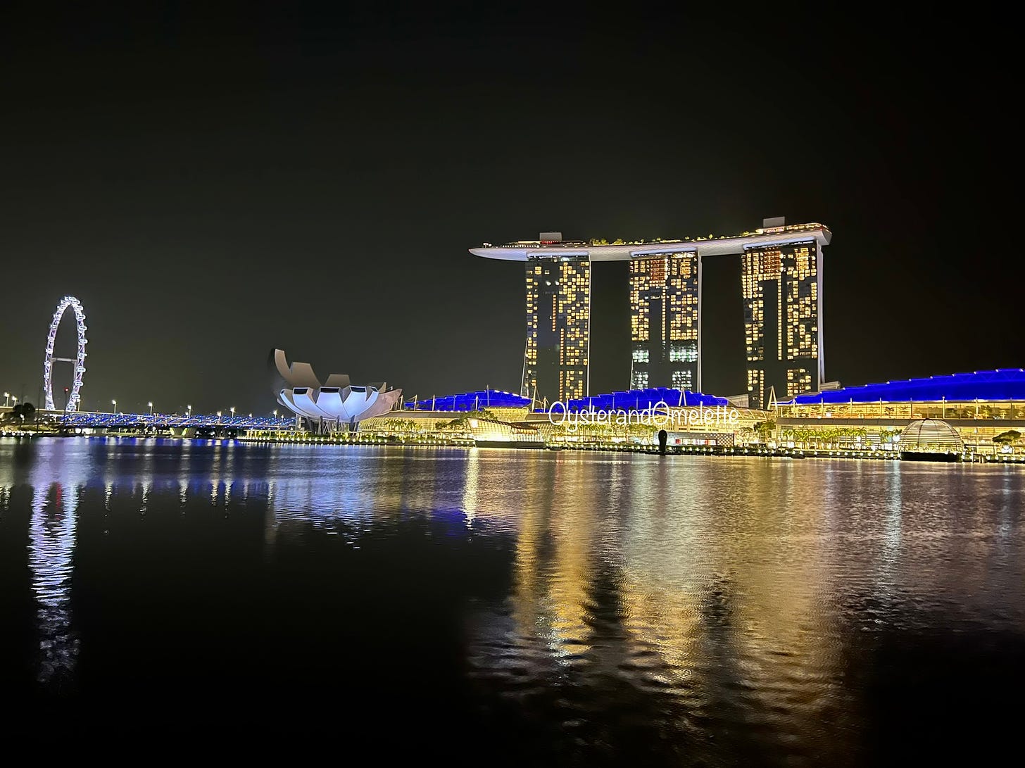 Night View of Marina Bay Sands