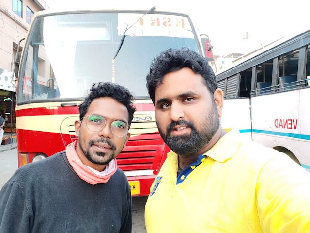 Adimali KSRTC bus stand, Munnar Trip