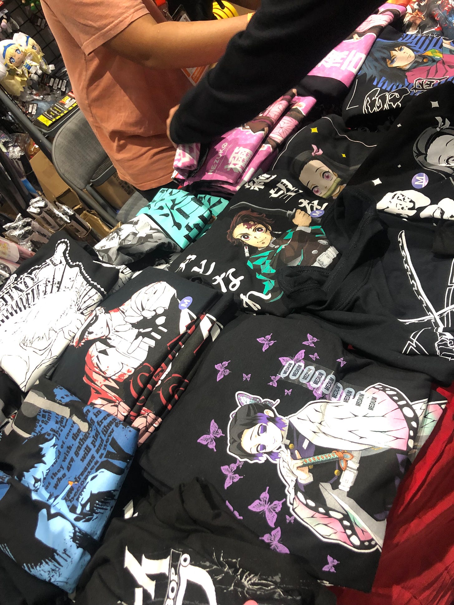 Popular anime T-Shirts.