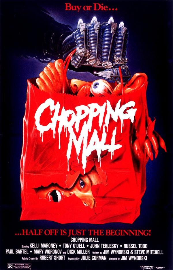 The Rockport Film Review: "Chopping Mall" Campy 80's Horror!
