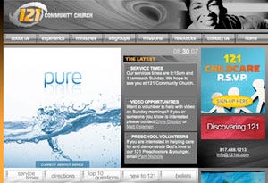 121 Community Church homepage
