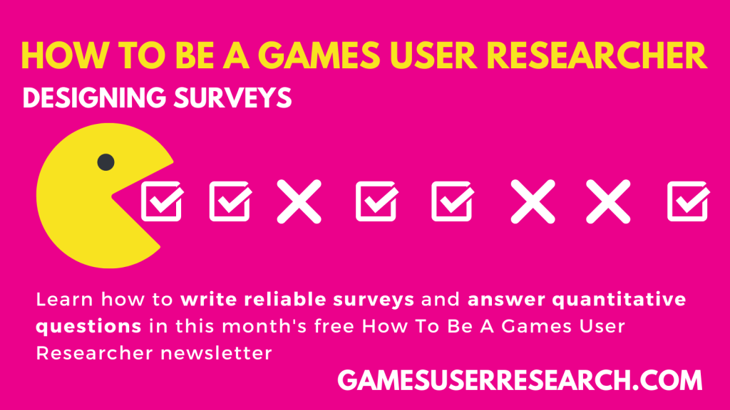 Games User Research For Developers