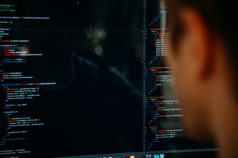 a computer screen showing a code