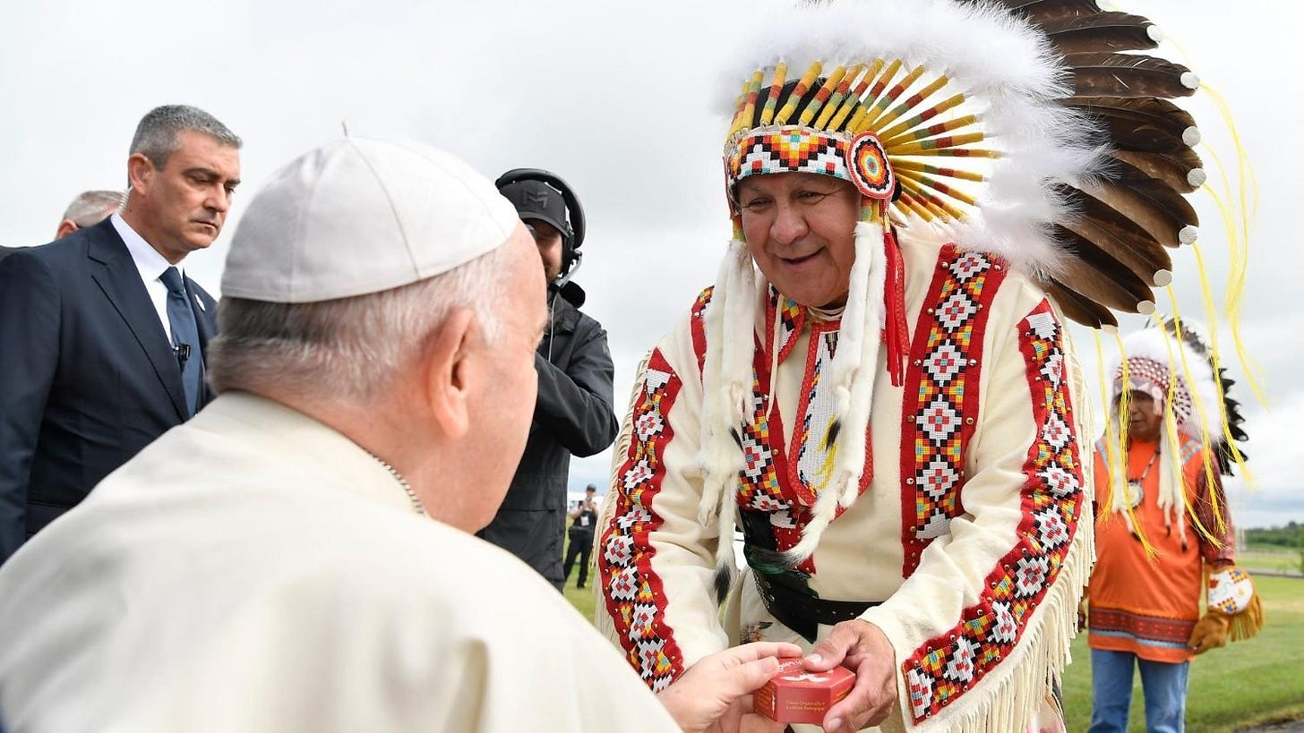 Pope Francis apologizes to Canada's Indigenous Peoples for church role in school abuse