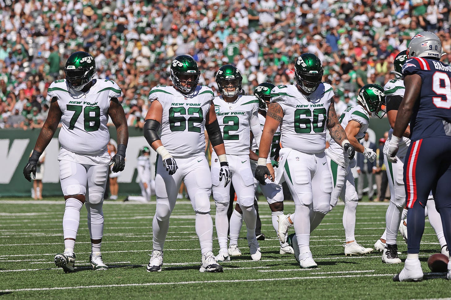 Jets need offensive line to build on Week 2 momentum