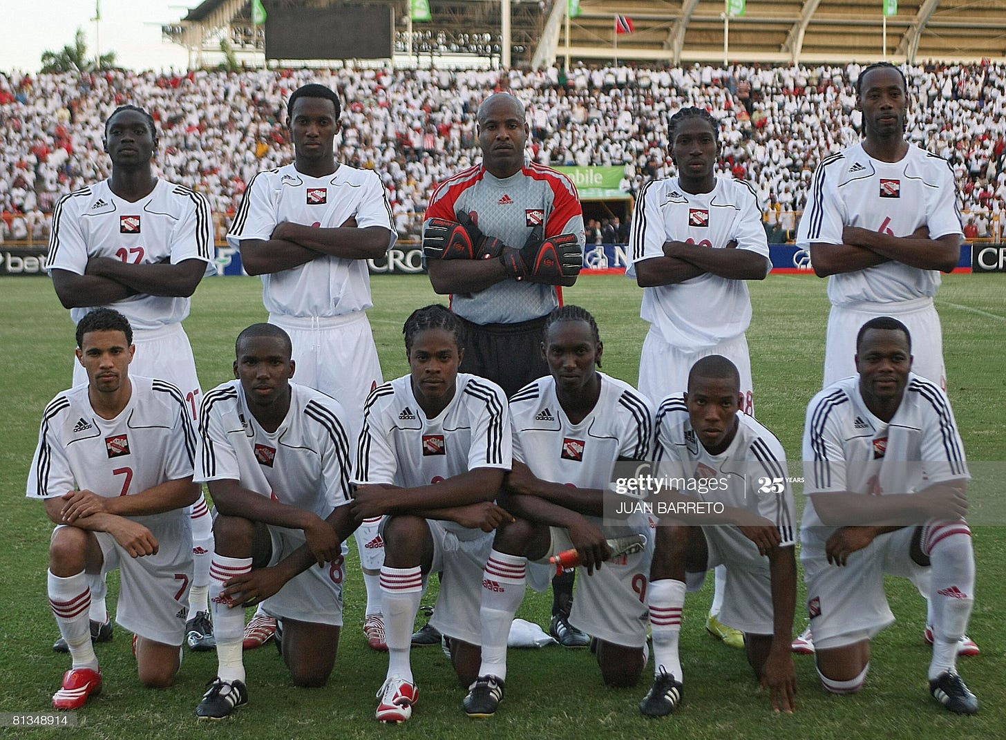 The players of Trinidad and Tobago natio : News Photo
