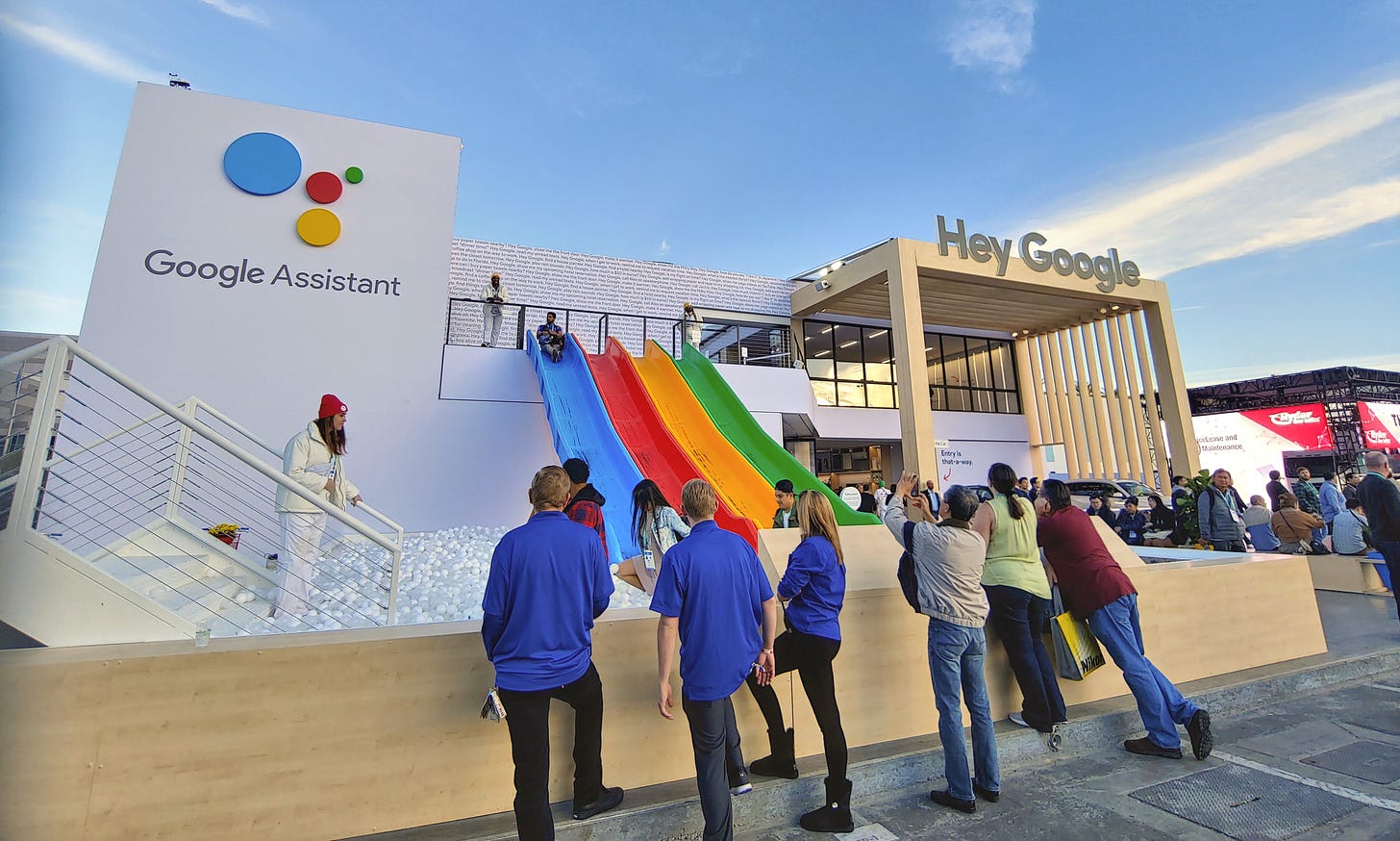 Google exhibit at CES 2020