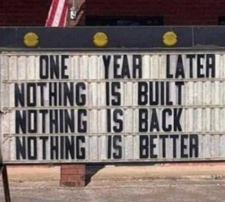 May be an image of text that says 'ONE NOTHING NOTHING NOTHING YEAR LATEA IS BUILT IS BACK IS BETTER'
