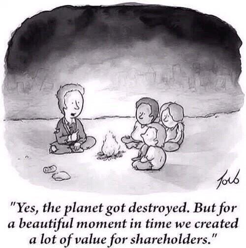 Marc Benioff on Twitter: &quot;Yes the planet got destroyed. But for a beautiful  moment in time we created a lot of value for shareholders.  http://t.co/6ER8bLma9J&quot;