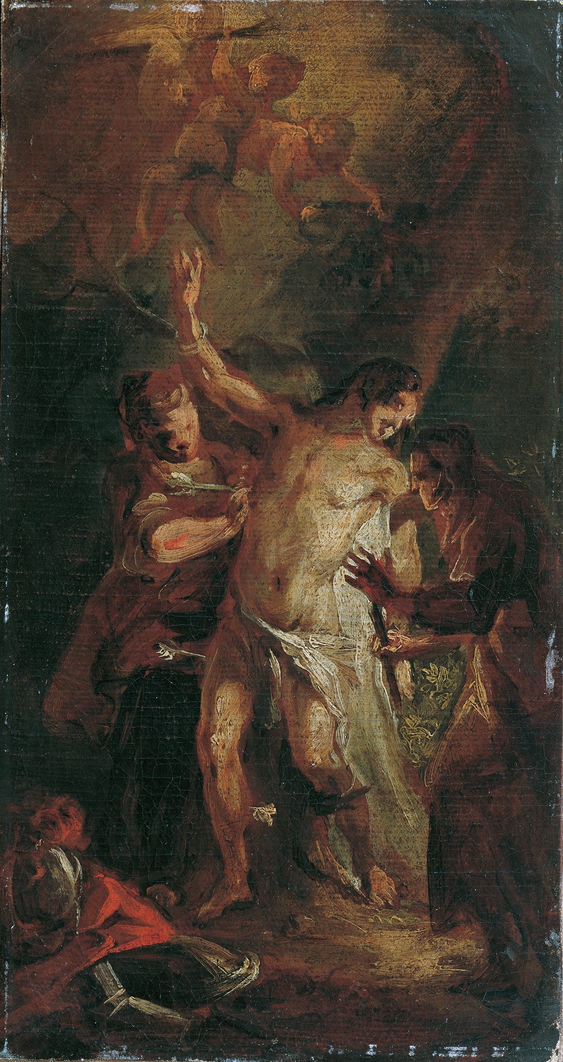 Der heilige Sebastian und die Frauen (1778) by Josef Anton Mesmer (German, 1747-1827)