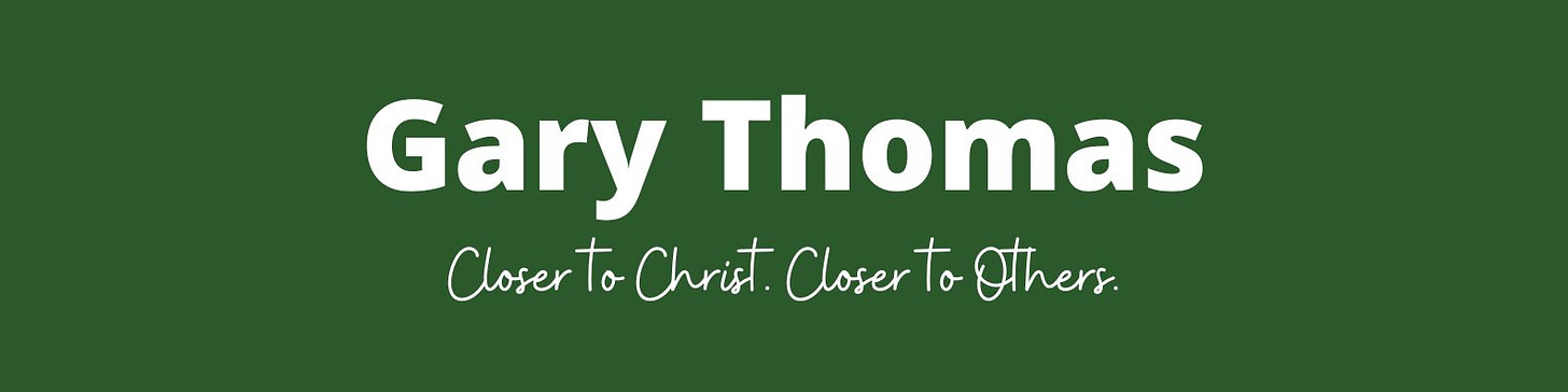 Gary Thomas, Closer to Christ, Closer to Others