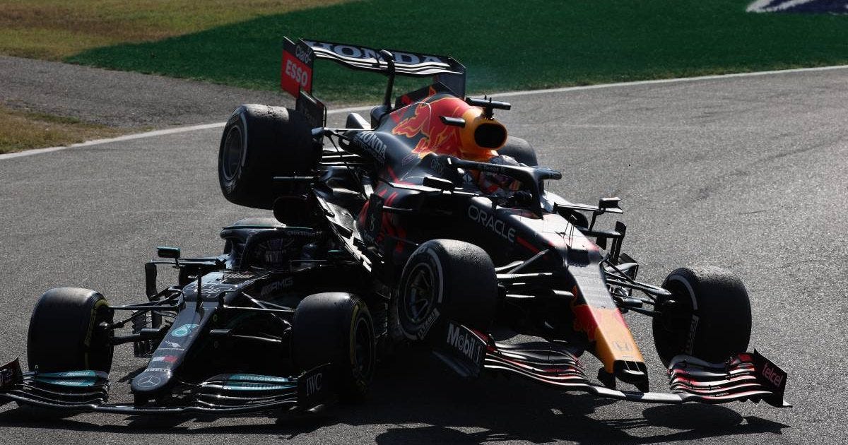 Max Verstappen penalised for Monza collision with Lewis Hamilton | Planet F1
