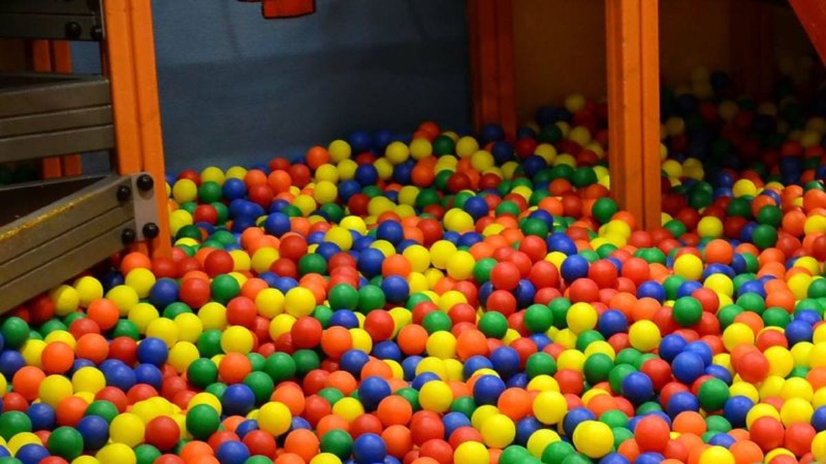 Image result for chuck e cheese balll pit
