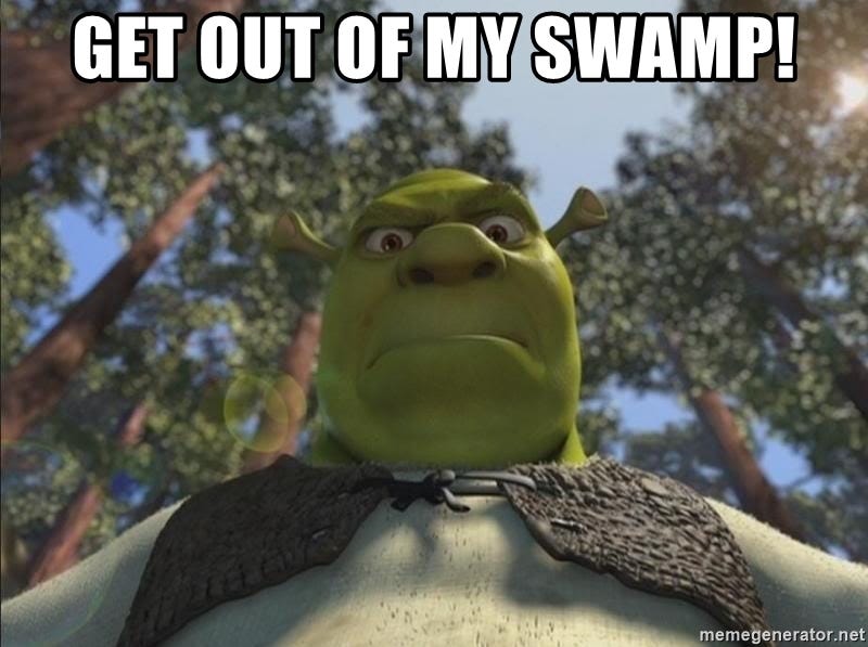 GET OUT OF MY SWAMP! - shrek blowjob | Meme Generator