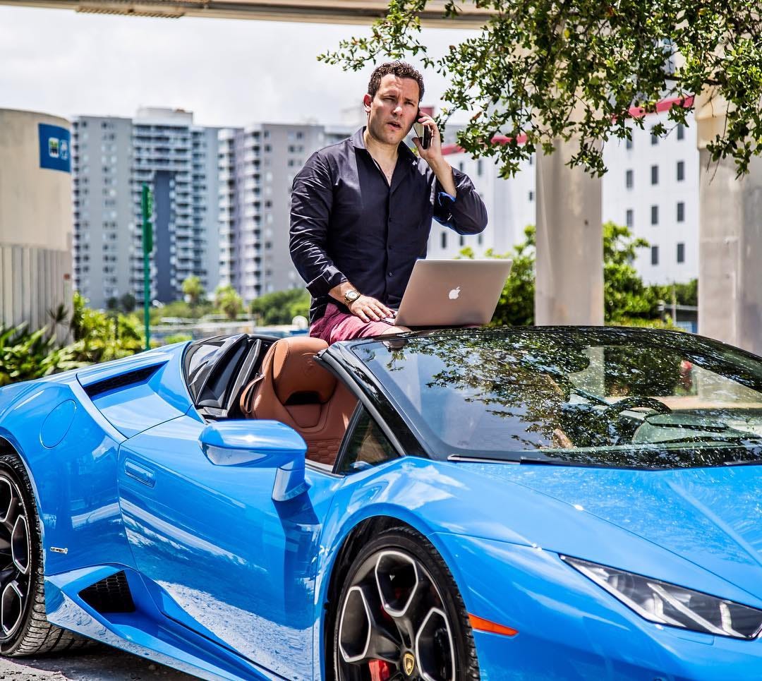 Timothy Sykes on Twitter: "Sometimes my #Lambo is my office as I ...