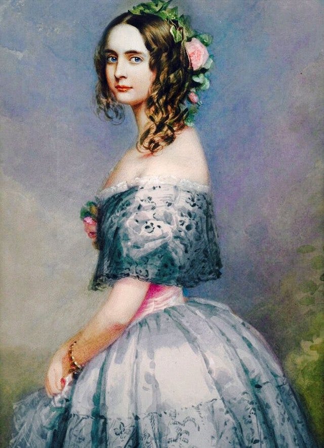 Portrait of Princess Alexandra Amalie of Bavaria