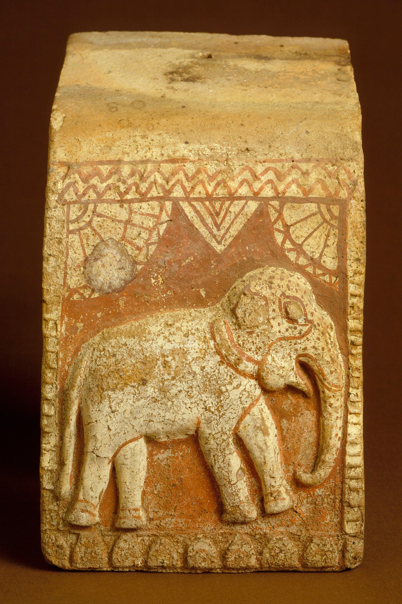 File:Painted Tile with Elephant LACMA M.82.3.jpg - Wikimedia Commons