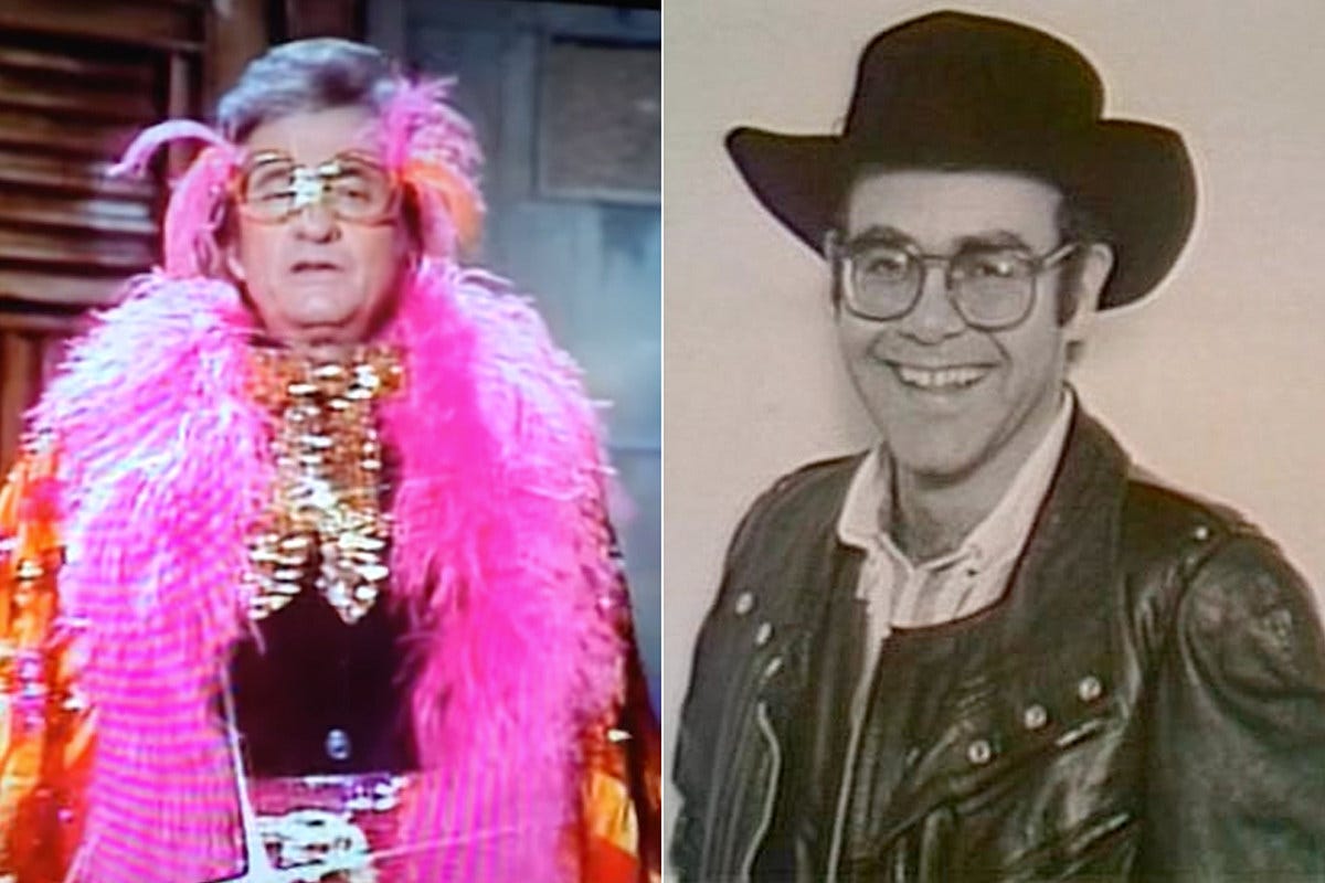 40 Years Ago: Elton John and Johnny Cash Trade Outfits on 'SNL'