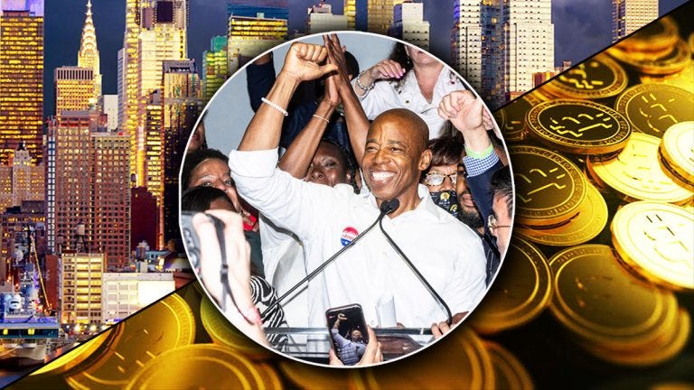Eric Adams AKA Bitcoin Mayor Wins Democratic Primary ...